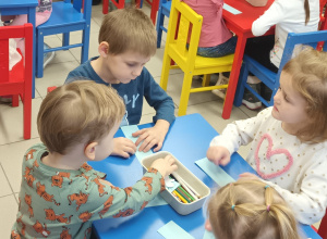 Zajęcia edukacyjne w Bibliotece Rejonowej